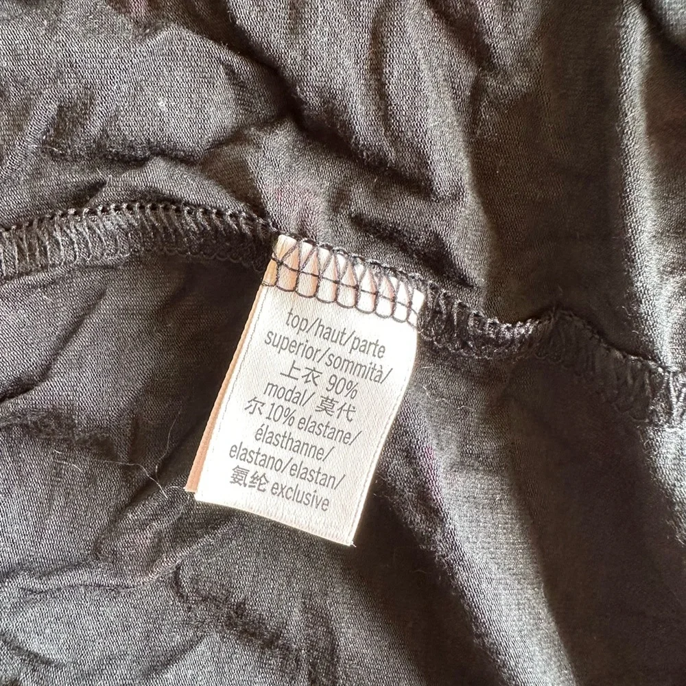 Victoria’s Secret Black & Red Hearts Button Down Modal Short Pajama Sleep Set XL - Picture 7 of 13